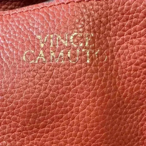 VINCE CAMUTO pebbled leather shoulder bag VV-BRANN-TO Moroccan clay - Picture 14 of 16